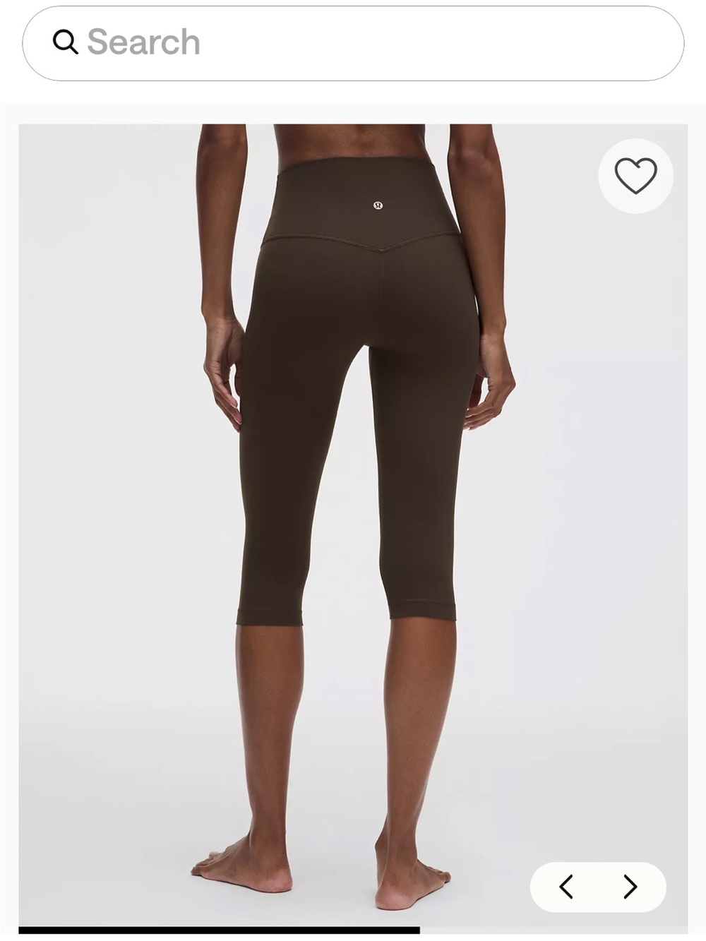 lululemon Align Black High-Rise Cropped Leggings 17” - Picture 8 of 8